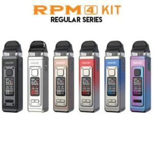 Smoke RPM 4 Kit 60W Electronic Cigarette Vape RPM4 Pod Cartridges with 1650mAh LP2 Coils Vaporizer VS Novo 4 NORD 4