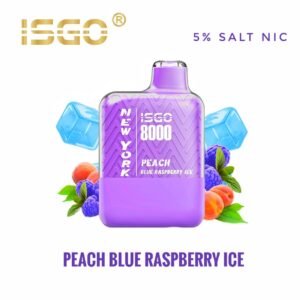 ISGO New York 8000 Puffs PEACH BLUE RASPBERRY ICE