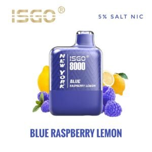 ISGO New York 8000 Puffs BLUE RASPBERRY LEMON