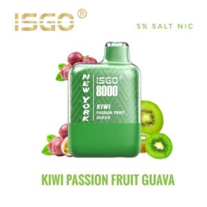 ISGO New York 8000 Puffs KIWI PASSION FRUIT GUAVA