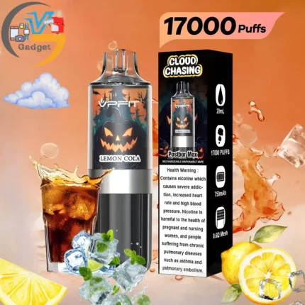 Postbar Max VPFIT 17000 Puffs Cloud Chasing Disposable Vape Lemon Cola Flavor