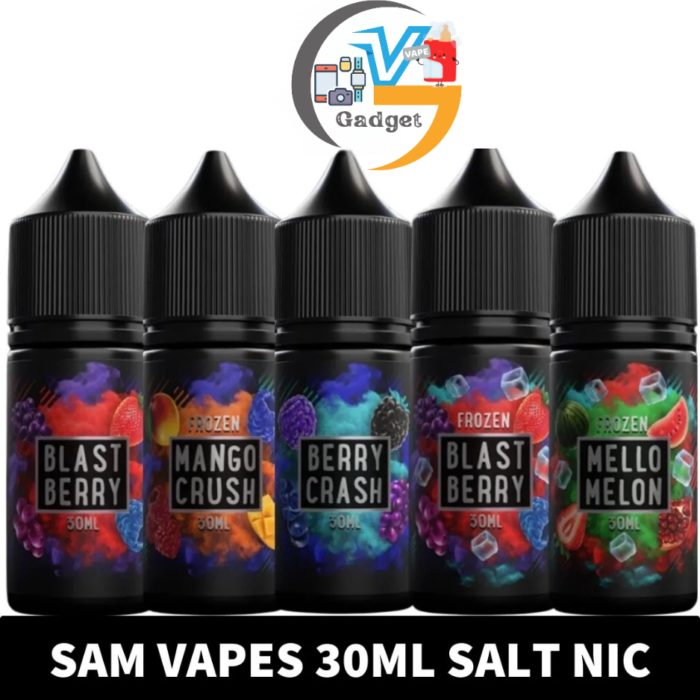 SAM VAPES Salt Nicotine 30ml E-Liquid 30mg & 50mg