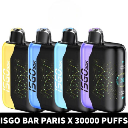 ISGO Bar Paris X 30000 50MG Puffs Disposable Vape in Dubai